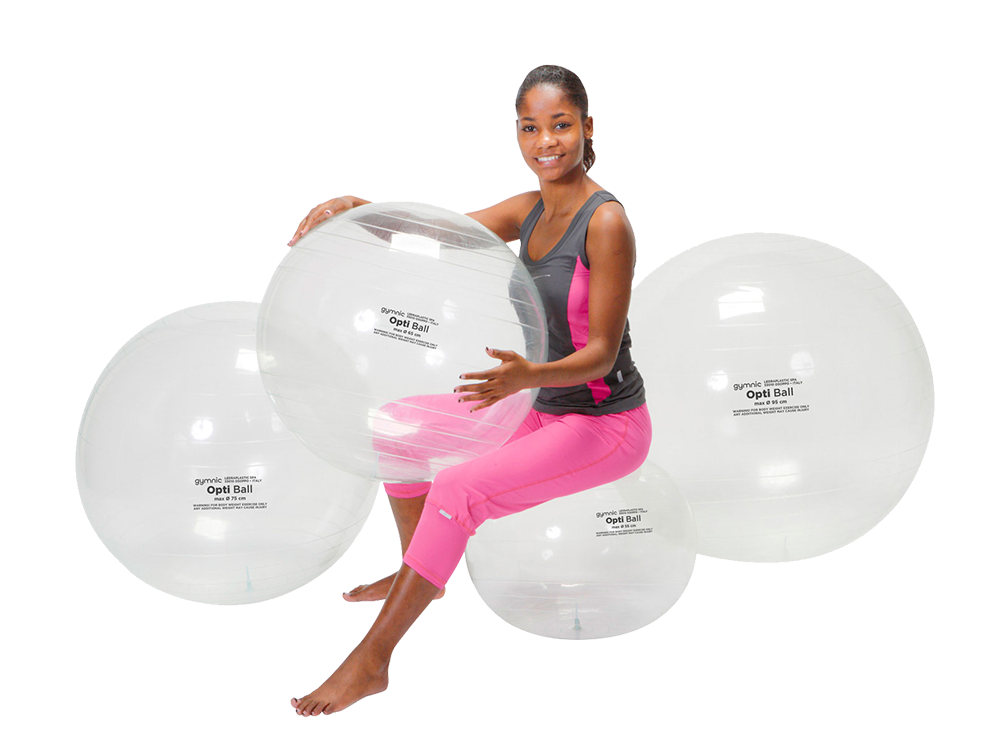 gymnic-opti-ball-transparenter-therapie-gymnastikball image 1