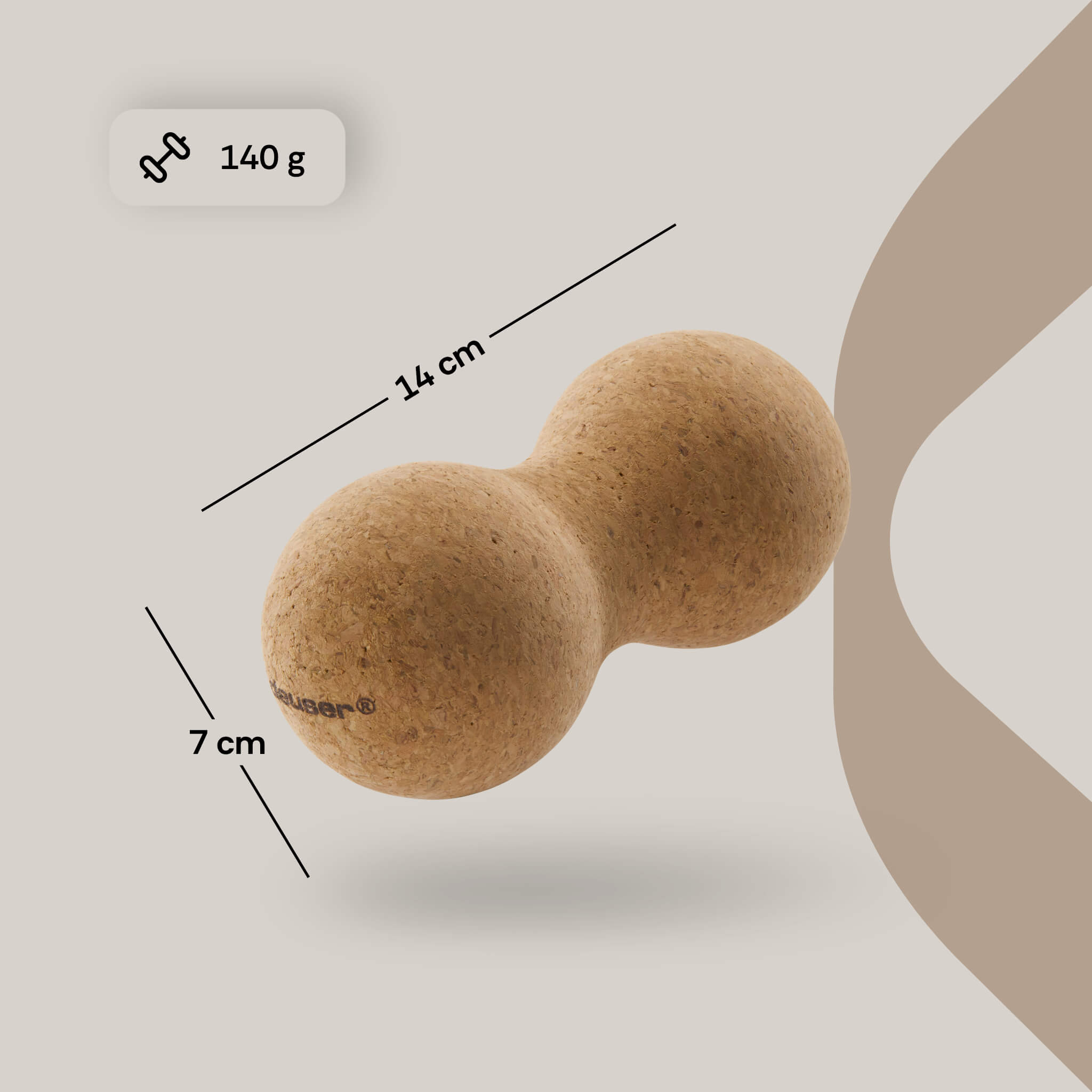 deuser-duo-ball-kork-14x7-cm image 3