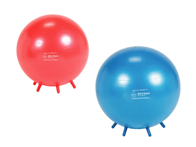 gymnic-sit-n-gym-sitzball-mit-f-en-f-r-b-ro-und-schule image 1