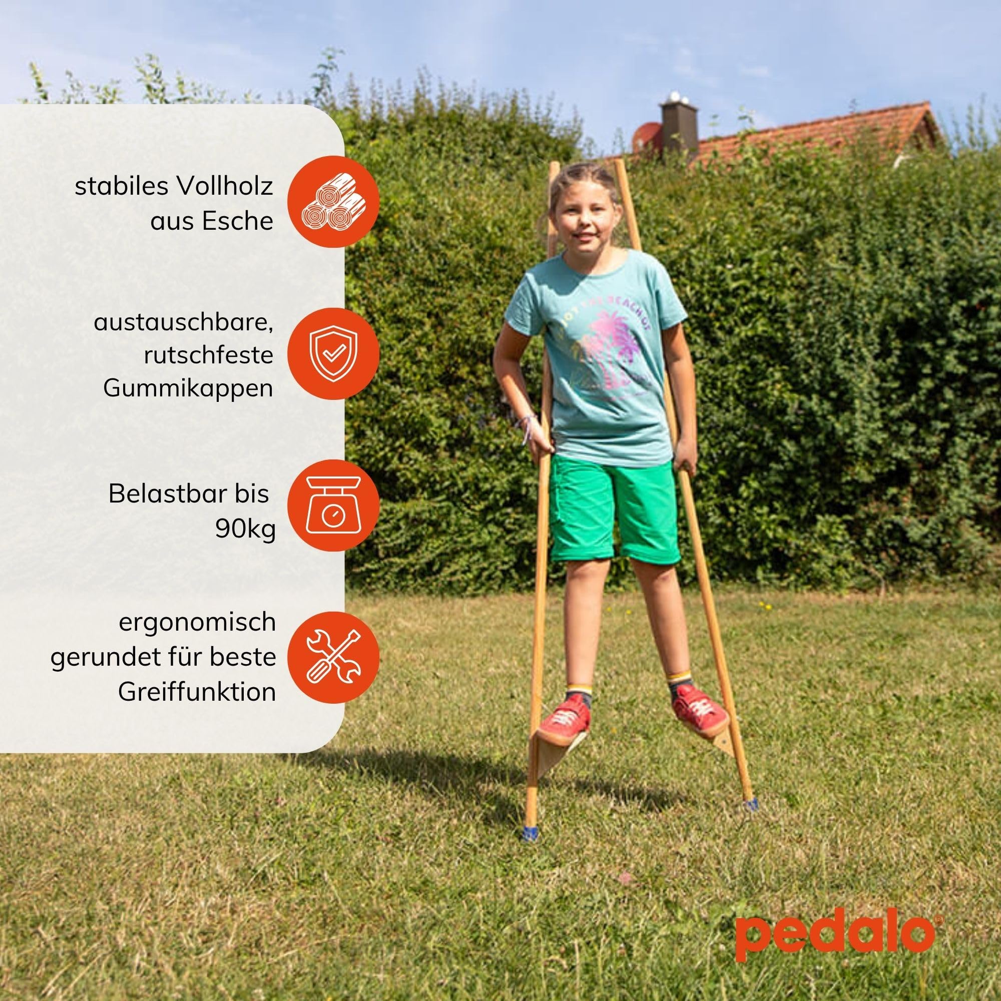 pedalo-stelzen-118-cm-verstellbare-holzstelzen-mit-antirutsch-gummif-en image 3