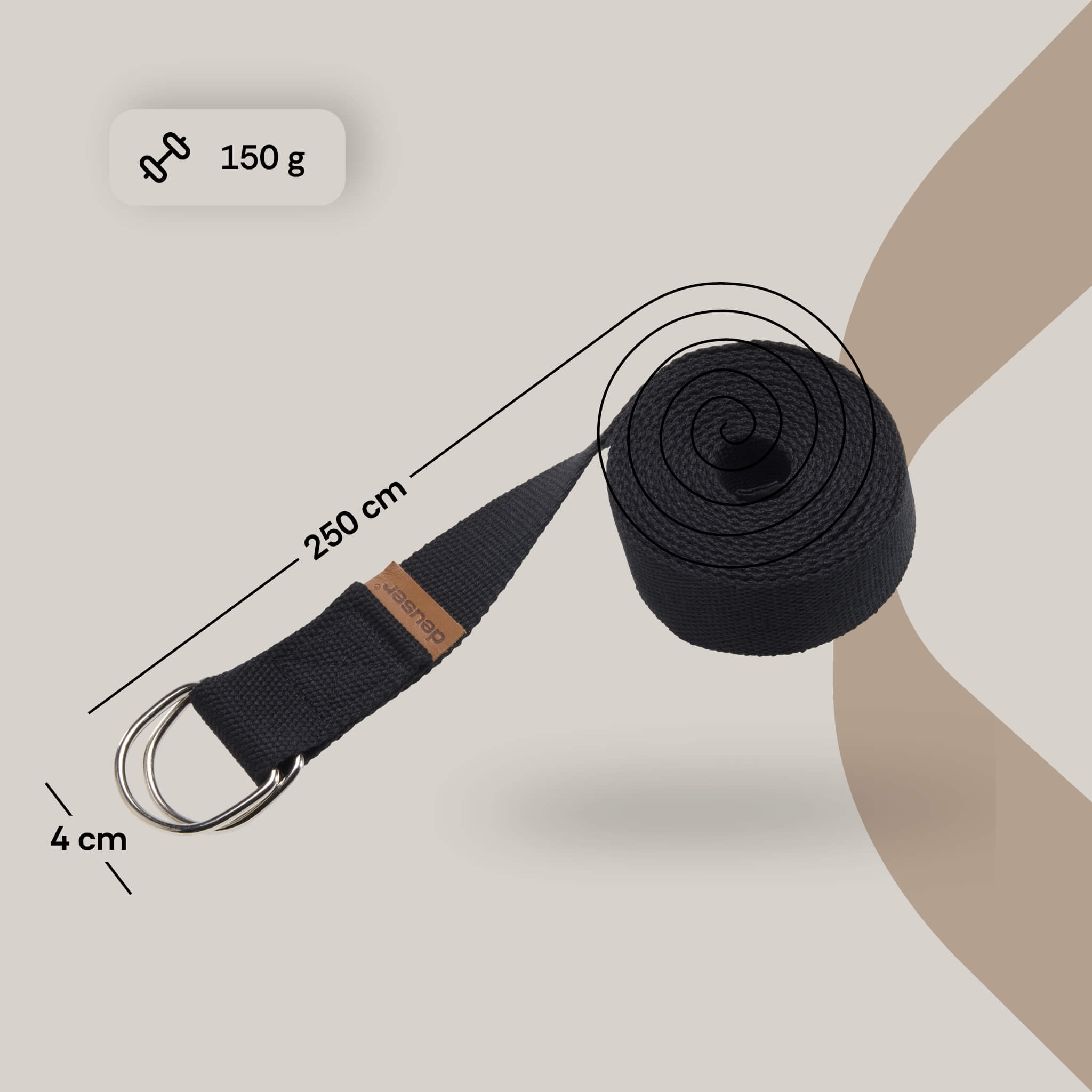 deuser-yoga-gurt-yogagurt-f-r-flexibilit-t-und-haltung image 2