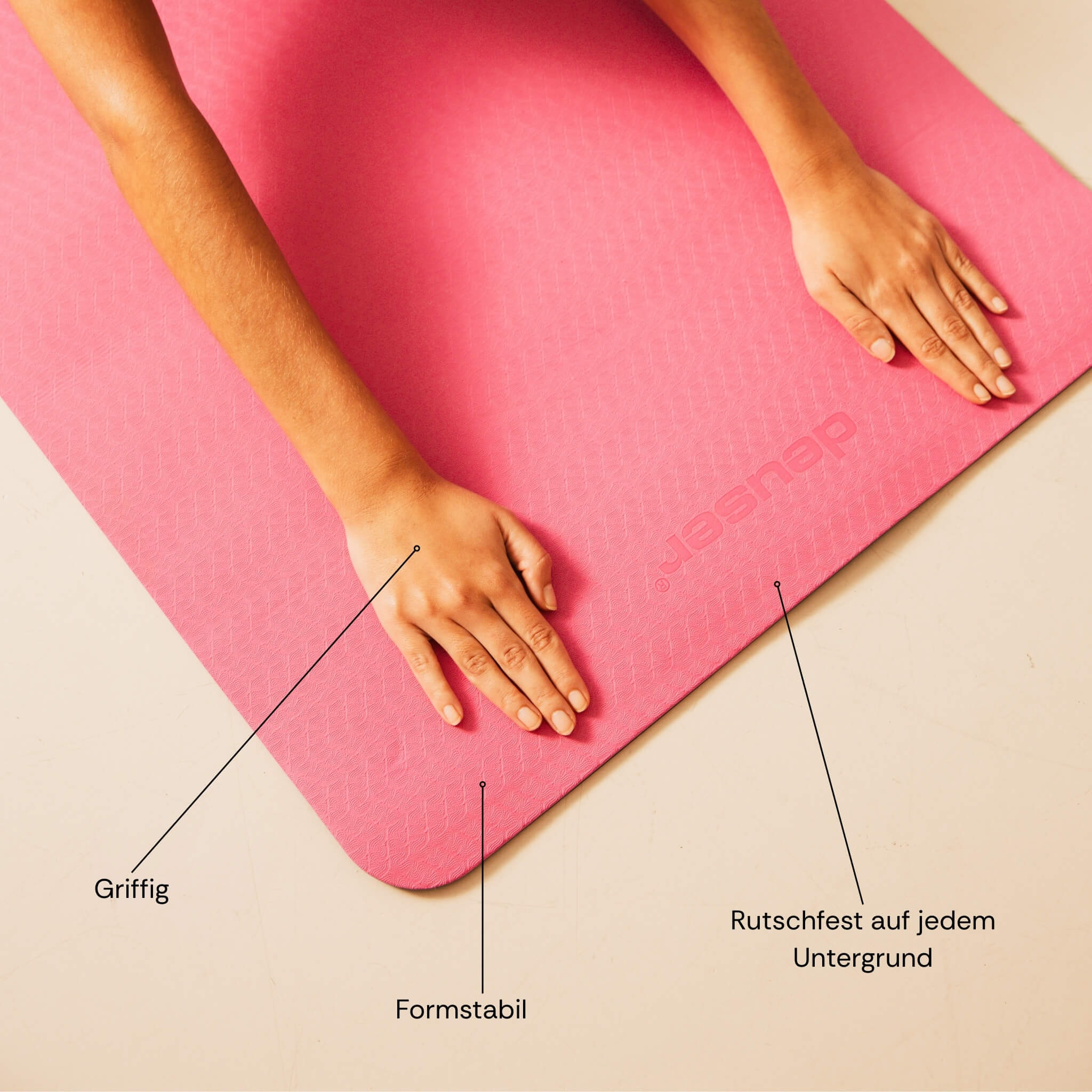 deuser-yoga-matte-pilates-gymnastik image 2