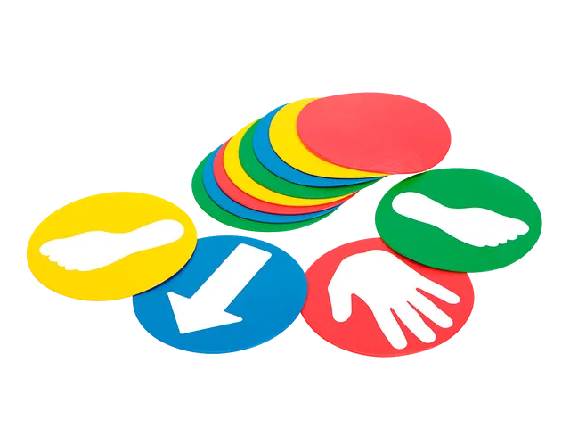 gymnic-educ-o-disks-koordinations-set-12-scheiben-sticker image 1