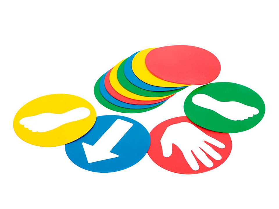gymnic-educ-o-disks-koordinations-set-12-scheiben-sticker image 1