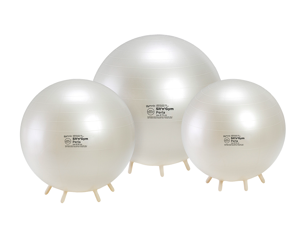 gymnic-sit-n-gym-perla-sitzball-in-perlmutt-wei-in-3-gr-en image 1
