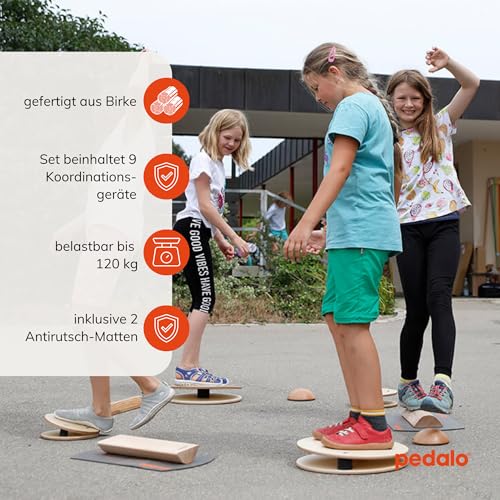 pedalo-balance-box-balancier-spiel-balance-pfad-set-9-teilig image 8