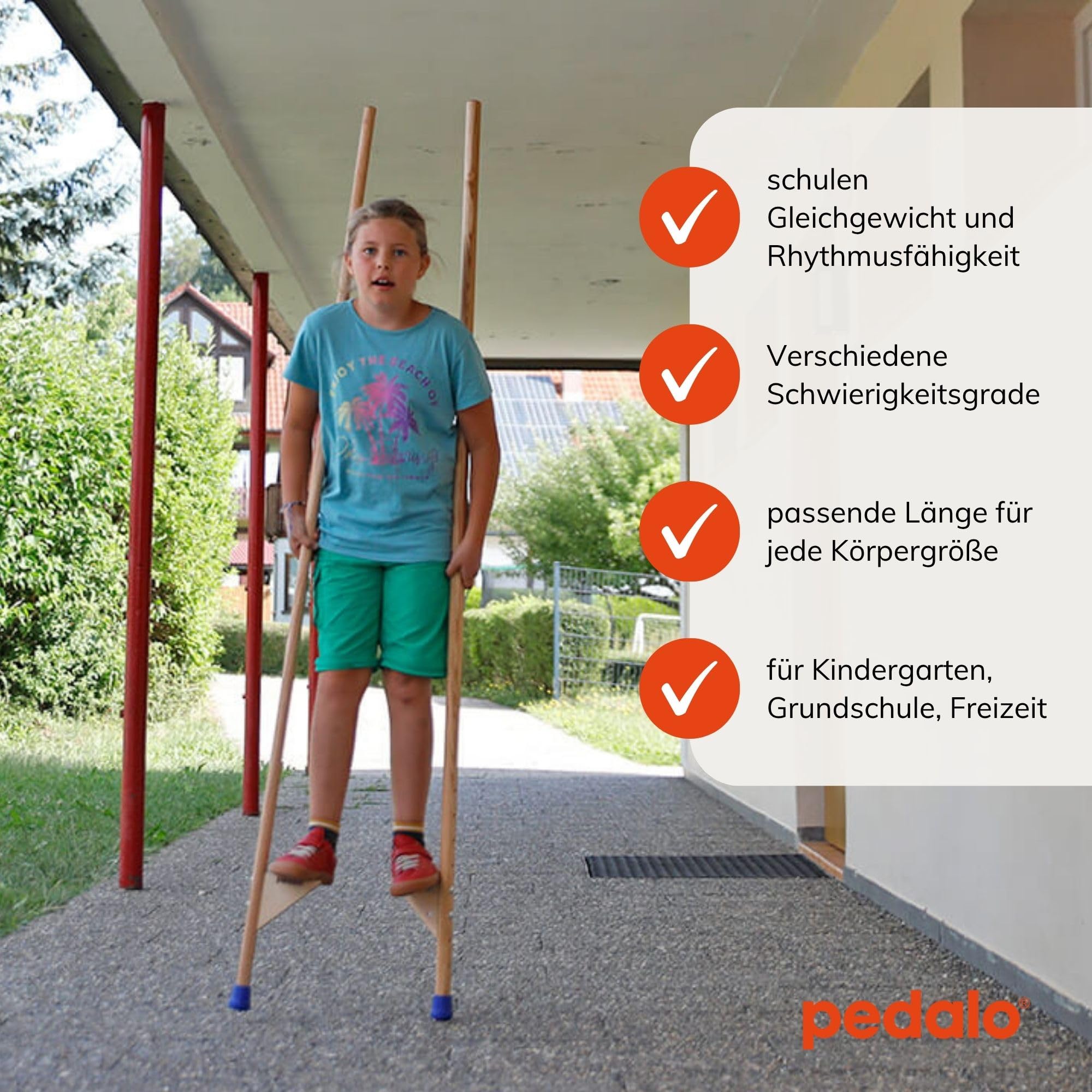 pedalo-stelzen-118-cm-verstellbare-holzstelzen-mit-antirutsch-gummif-en image 2