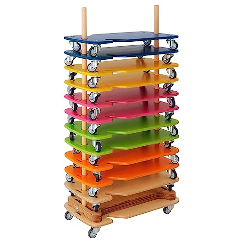 pedalo-rollbretter-set-safety-color-12er-mit-stapelhilfe image 3