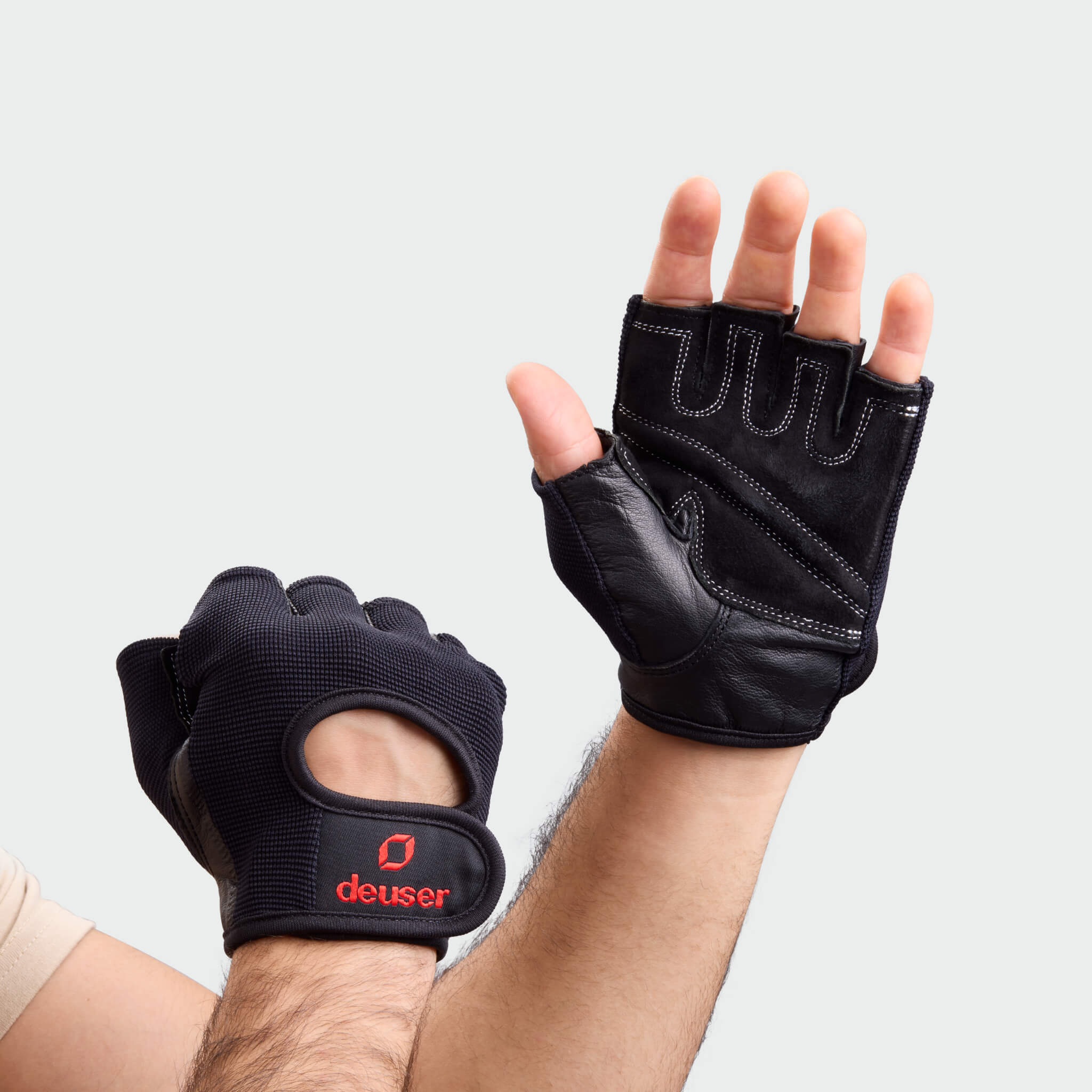 deuser-handschuh-comfort-fitnesshandschuh-mit-leder image 1