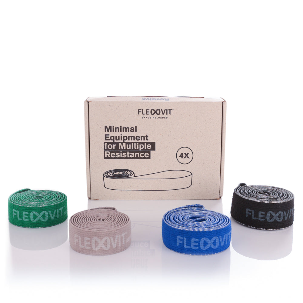 flexvit-revolve-final4-4er-set-textil-fitnessb-nder-in-geschenkverpackung image 2