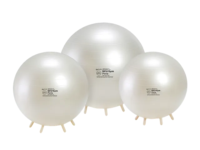 gymnic-sit-n-gym-perla-sitzball-in-perlmutt-wei-in-3-gr-en image 1