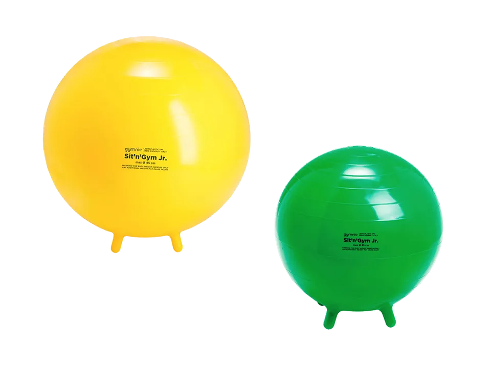 gymnic-sit-n-gym-jr-sitzball-f-r-kinder-mit-standf-en image 1