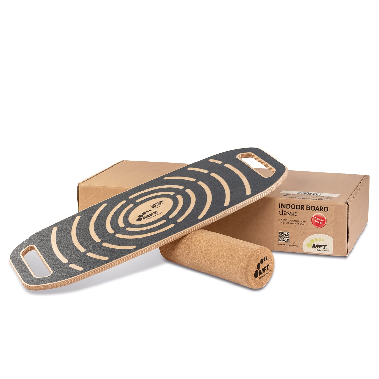 mft-bodyteamwork-balance-board-indoor-freestyle-holz-mit-korkrolle image 3