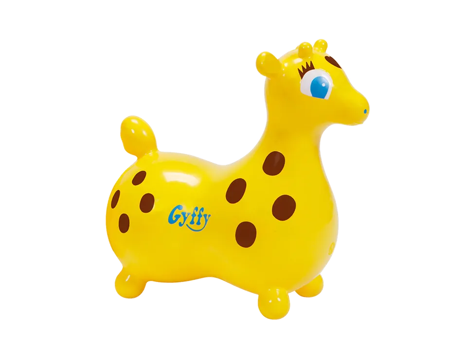 gymnic-gyffy-aufblasbare-h-pf-giraffe-f-r-kinder image 1