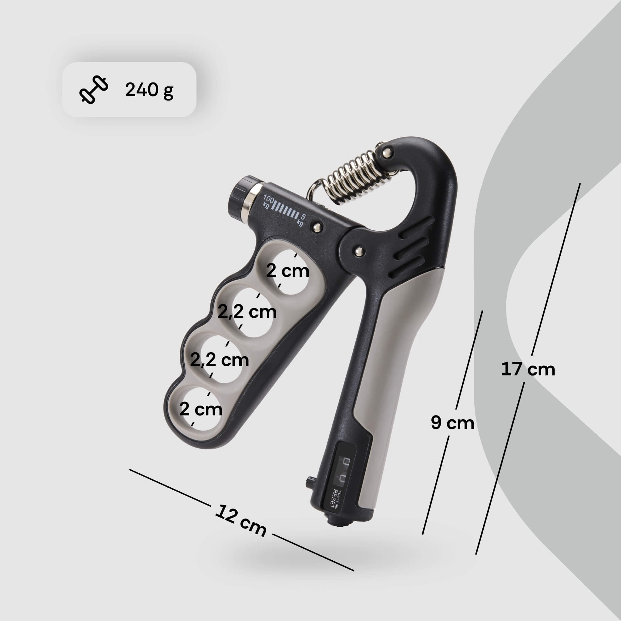 deuser-grip-counter-handtrainer-5-100-kg-verstellbar image 2