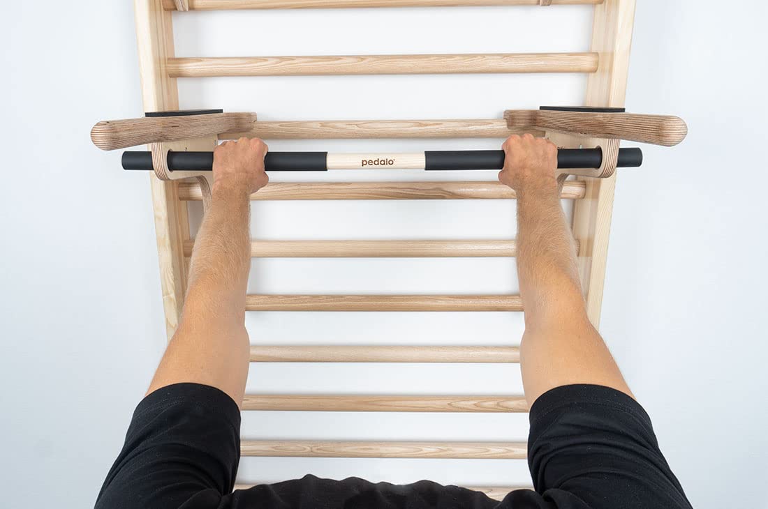 pedalo-sprossenwand-set-240-cm-dip-b-gel-kletterboard-squats image 3