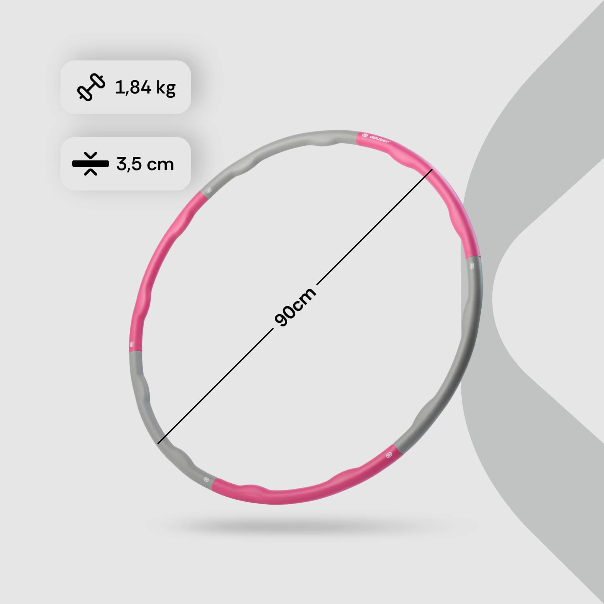 deuser-hoop-hula-hoop-90-cm-1-5-kg image 4