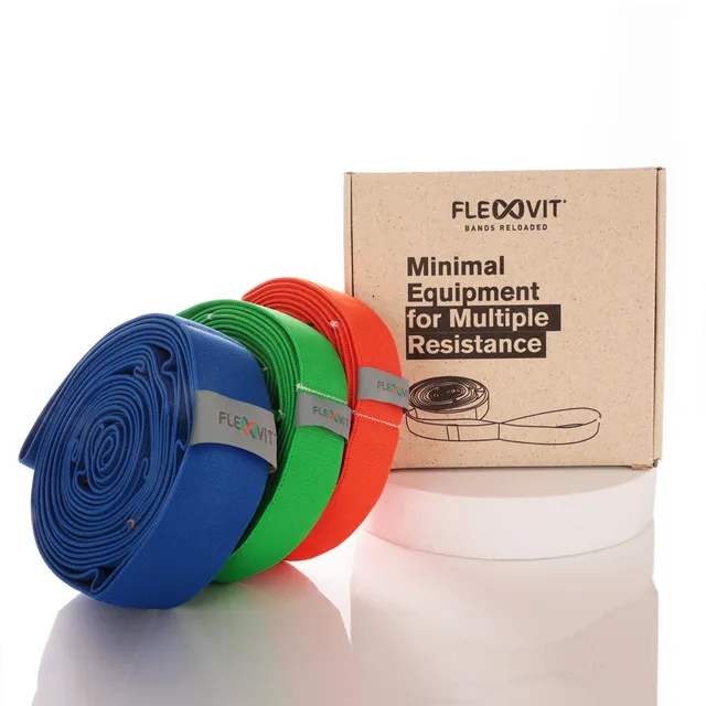 flexvit-multi-power-blau-3-3-fitnessband-mit-schlaufen-in-geschenkverpackung image 1