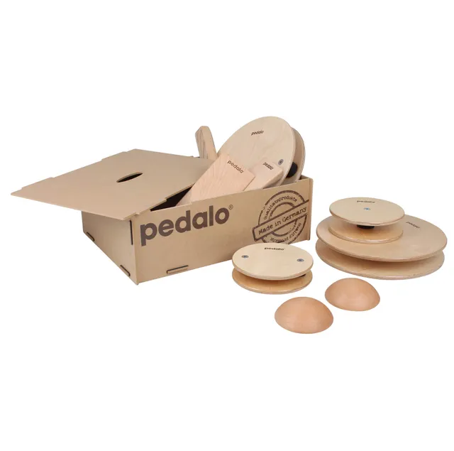 pedalo-balance-box-balancier-spiel-balance-pfad-set-9-teilig image 1