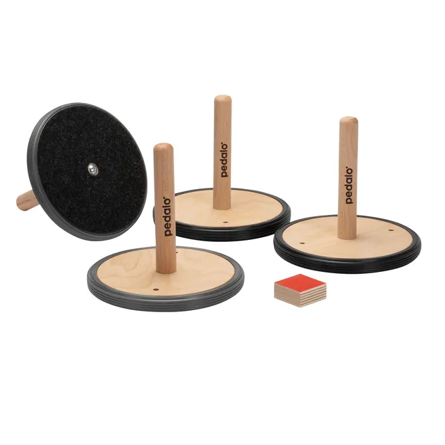 pedalo-curling-spielset-holz-indoor-outdoor-curling image 1
