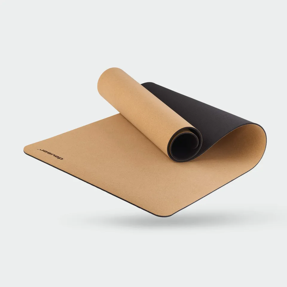 deuser-yoga-matte-kork-yoga-pilates-gymnastikmatte image 1